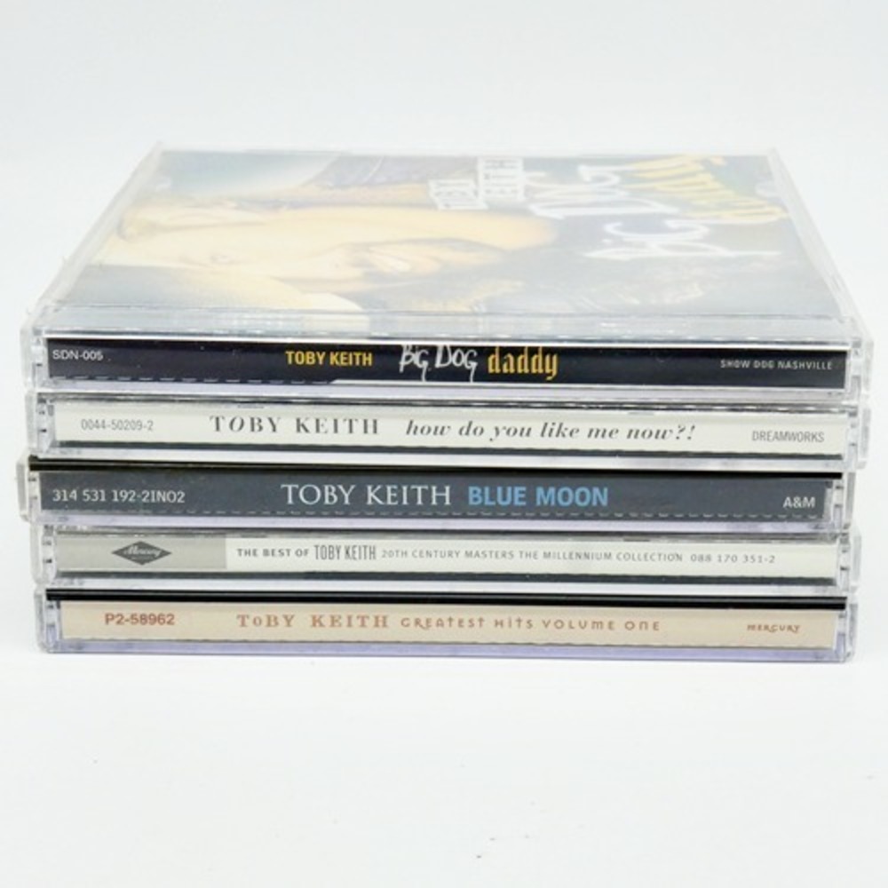 Toby Keith CD lot x 5 Big Dog Daddy Blue Moon Best Of Greatest Hits vol 1 & How